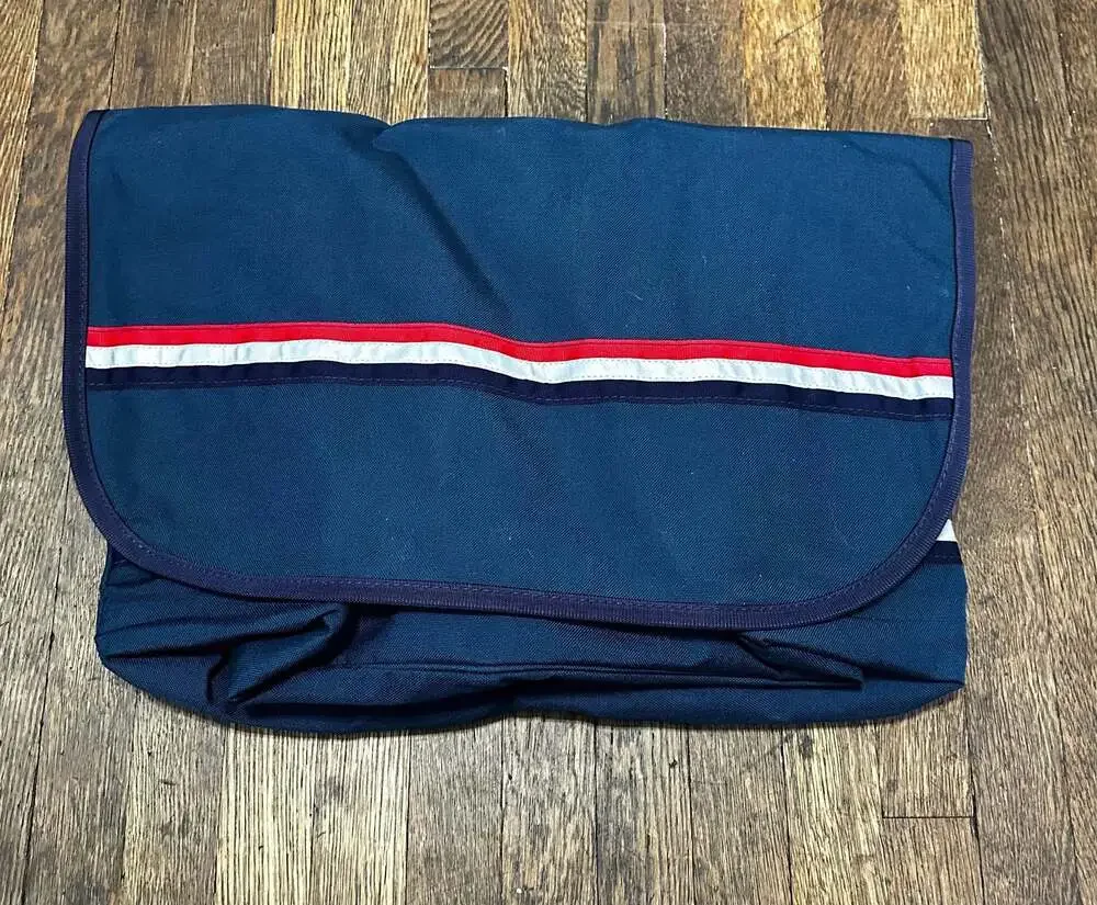USPS United States Postal Service Letter Carrier Satchel Bag Leather Belt & Hat
